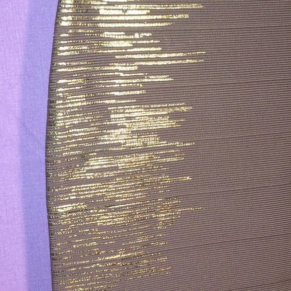 Guess Bandage Miniskirt Gold - Picture 4 of 4