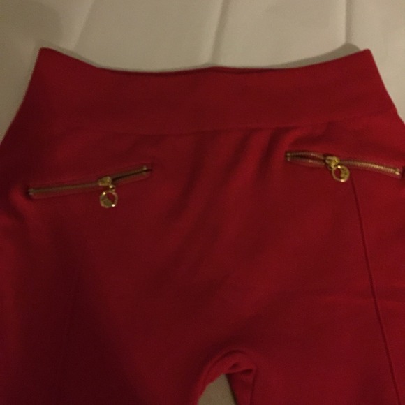 Red chic knit leggings - Picture 4 of 4