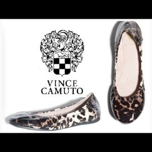 Vince Camuto Leopard Ellen Ballet Flats