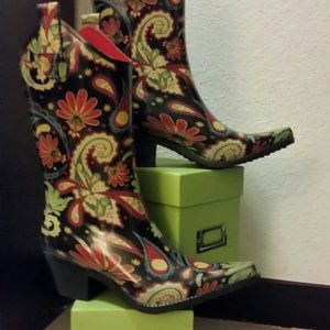 Corkys Cowgirl Rainboots