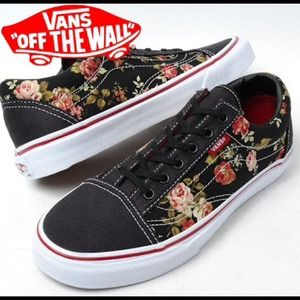 Vans floral old school 8.5