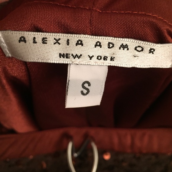 Alexia Admor brown sequin cocktail dress- small - Picture 3 of 4