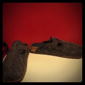 Dark Grey knit American Eagle Outfitters Clogs