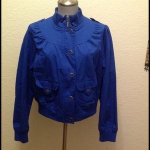 Royal blue jacket