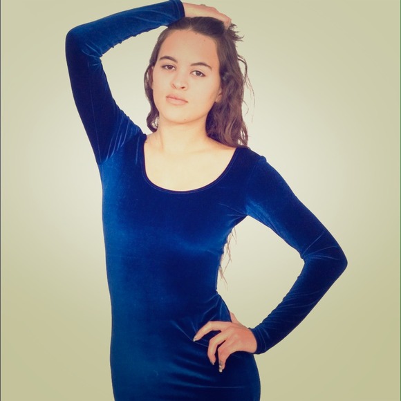 American Apparel Long Sleeve Mini Dress RSAVV358