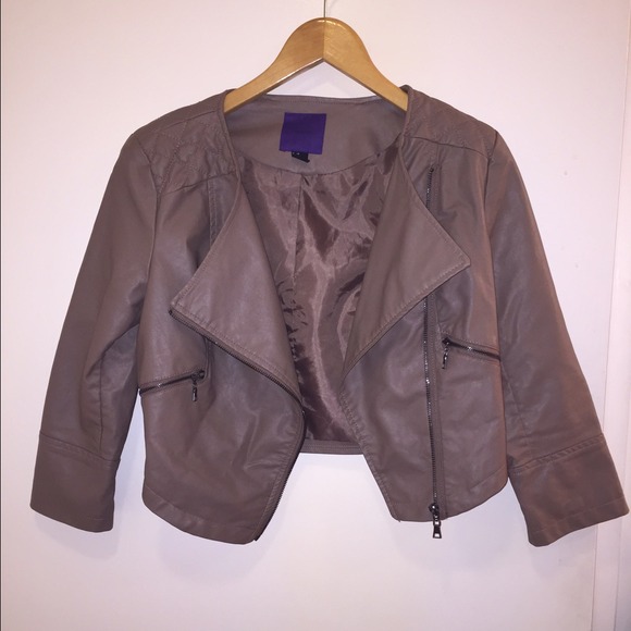Forever 21 faux leather moto jacket