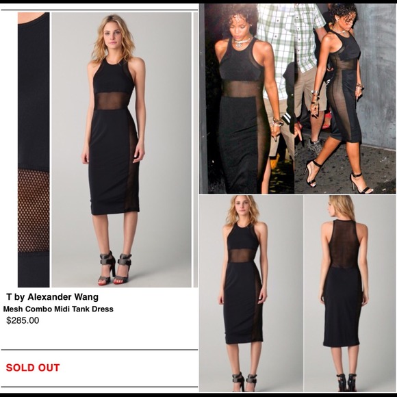 Alexander Wang mesh dress