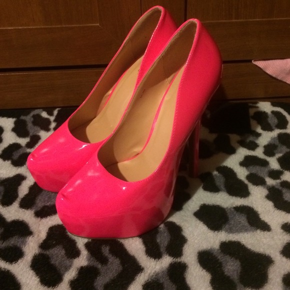 Hot Pink High Heels