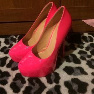 Hot Pink High Heels