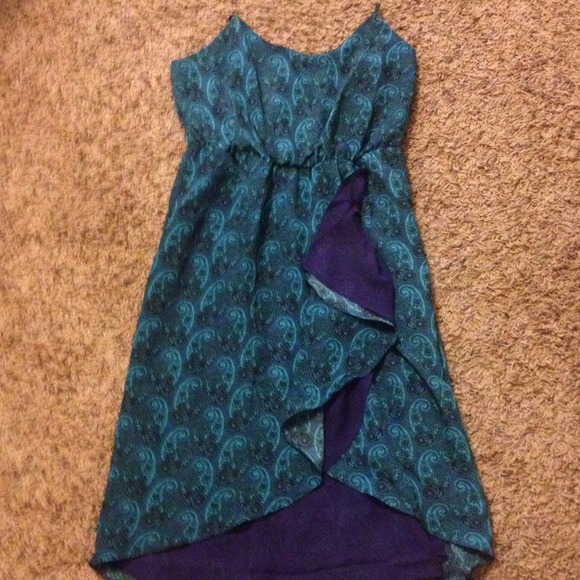 Crisscross spaghetti strap dress