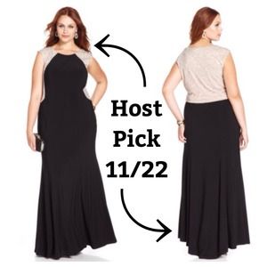 ⛔️SOLD⛔️✨HP 11/22✨Black Jeweled Gown