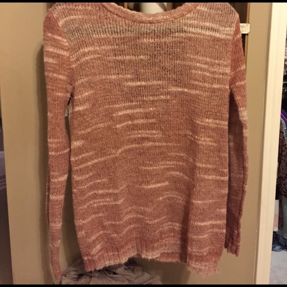 Redish-White Sweater from Nordstrom