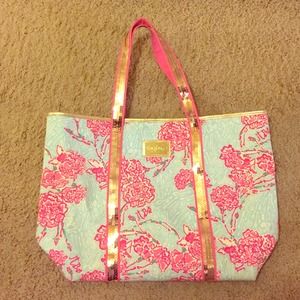 Lilly Pulitzer Pi Beta Phi Sparkle Tote