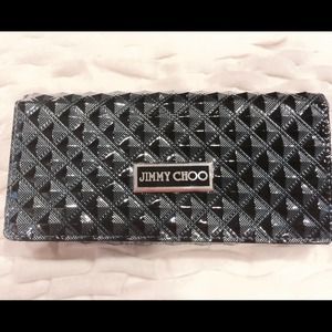 Jimmy Choo black wallet/clutch. High end faux.