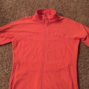 Coral Lululemon zip up Jacket