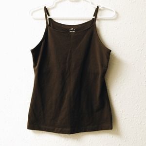Beyond Yoga - straight back cami in brown