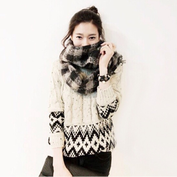 Beige Cotton Blends Sweater