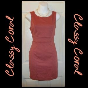 Classy Coral Dress