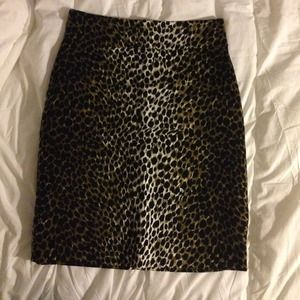Paniz animal print pencil skirt