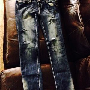 Distressed Jeans