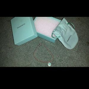 SOLD!! Tiffany&Co. Mini heart tag bracelet