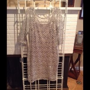 Silver festive dress