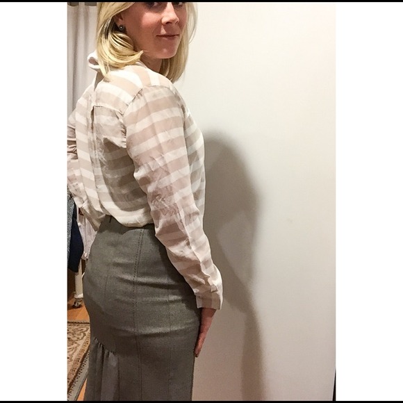 *REDUCED* Rebecca Taylor Knit Skirt w Ruffle Sz 2