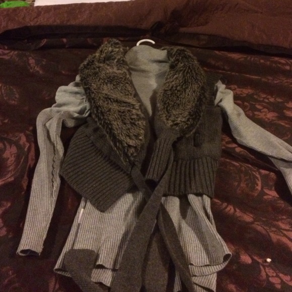 Turtle neck sweater and vest