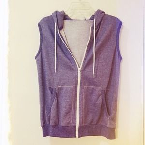 Heather Purple Sleeveless Hoodie BDG Unisex