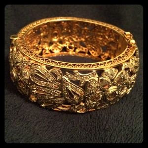 Mughal Victorian Rosecut Diamond Bracelet/Cuff