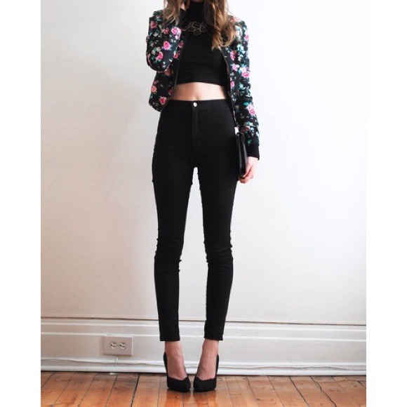 American Apparel black easy jeans