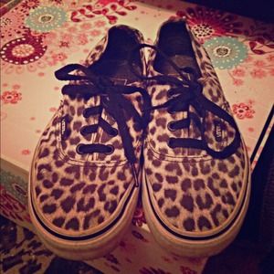 Gray Leopard Vans!