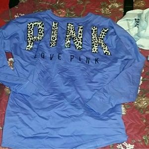 Vs varsity crew leopard top