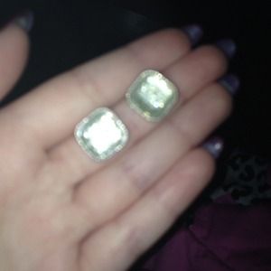 Faux Diamond Earrings