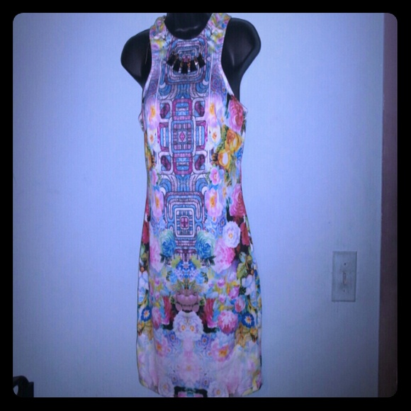 Floral abstract dress!!!!