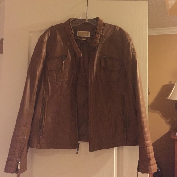 ✨MICHAEL Michael Kors leather jacket✨