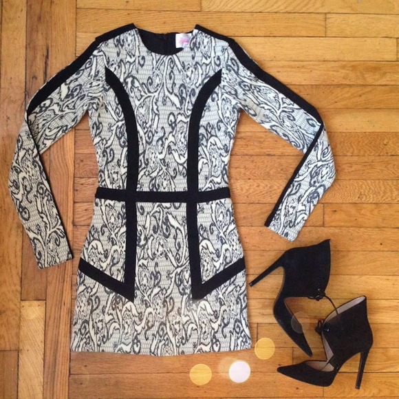 Parker NY long-sleeved dress