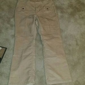 Beige Corduroy pants with Bling