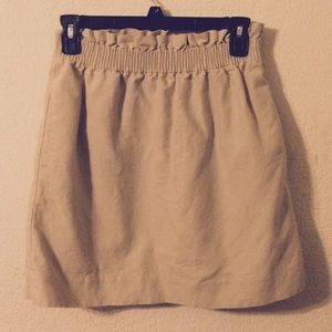 J.Crew Linen Mini Skirt