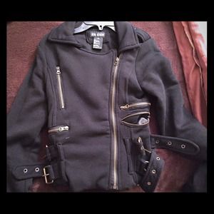 Black warm jacket