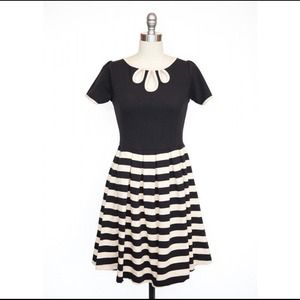 Navy Blue Farro Dress