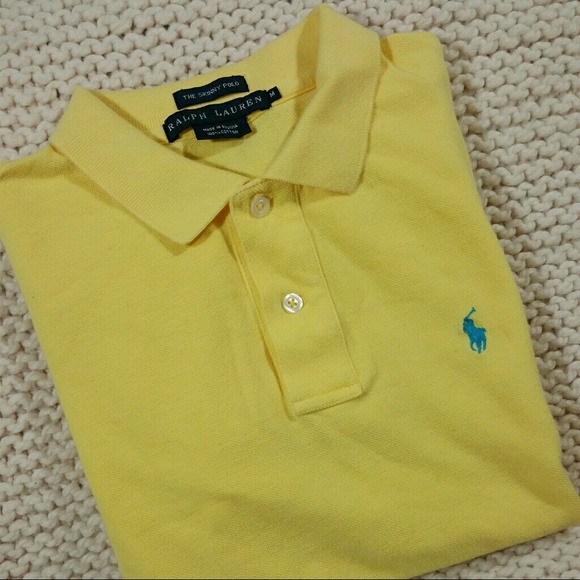Yellow Ralph Lauren Skinny Polo