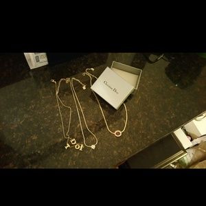 Authentic vintage Chrstian dior necklaces bundle