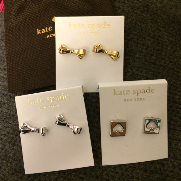 Kate Spade bow earrings