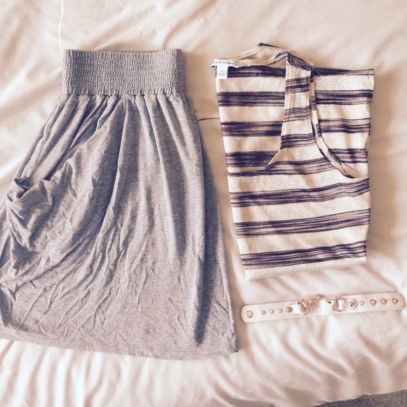 Michael Kors Dresses & Skirts - SALE!!! Michael Kors Grey Skirt with pockets