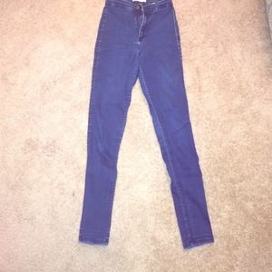 American apparel easy jean size small dark blue