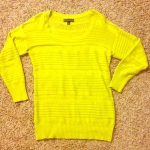 Lime green sweater