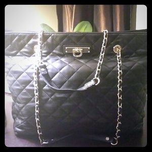 DNKY Quilted Large Handbag