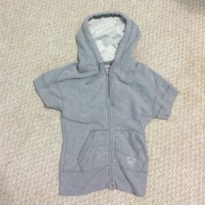 Abercrombie Grey Sleeveless Jacket