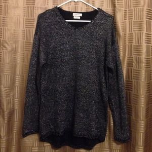 VANHEUSEN HIGH LOW LONG SLEEVE SHIRT